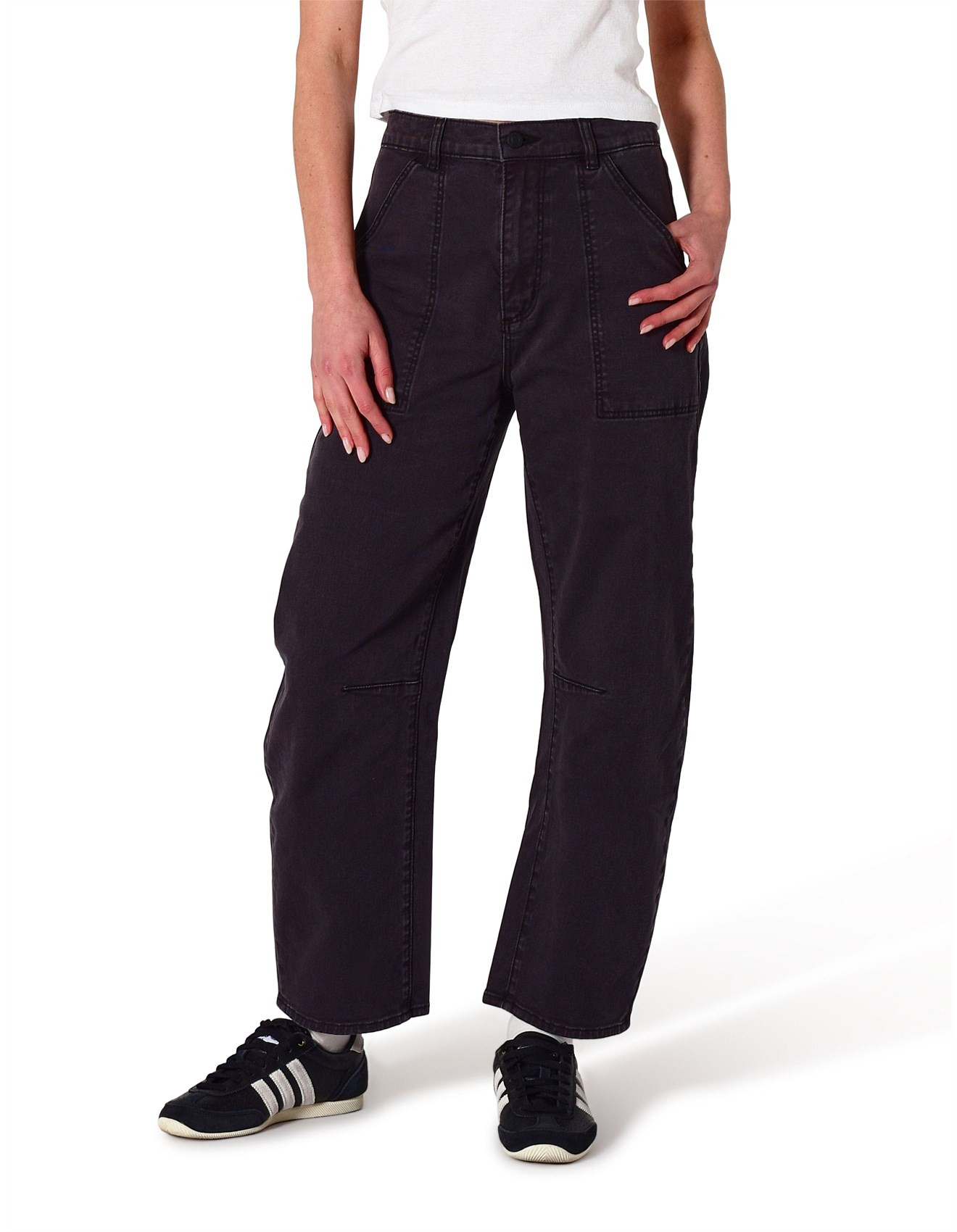 Gigi Barrel High Rise Barrel Leg Jeans | David Jones (Australia & New Zealand)