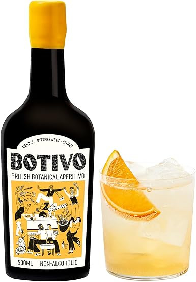 Botivo Non-Alcoholic Aperitif, British Botanical Aperitivo with Bittersweet & Citrus Flavours, Ha... | Amazon (UK)