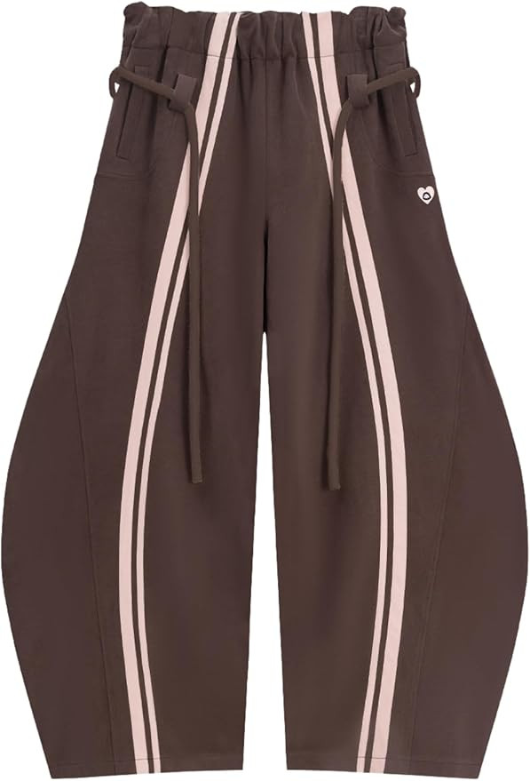 Aelfric Eden Stripe Super Baggy Sweatpants Oversized Barrel Pants Vintage Wide Leg Elastic Waist ... | Amazon (US)