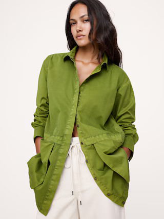 COTTON TWILL UTILITY TUNIC | Banana Republic (US)