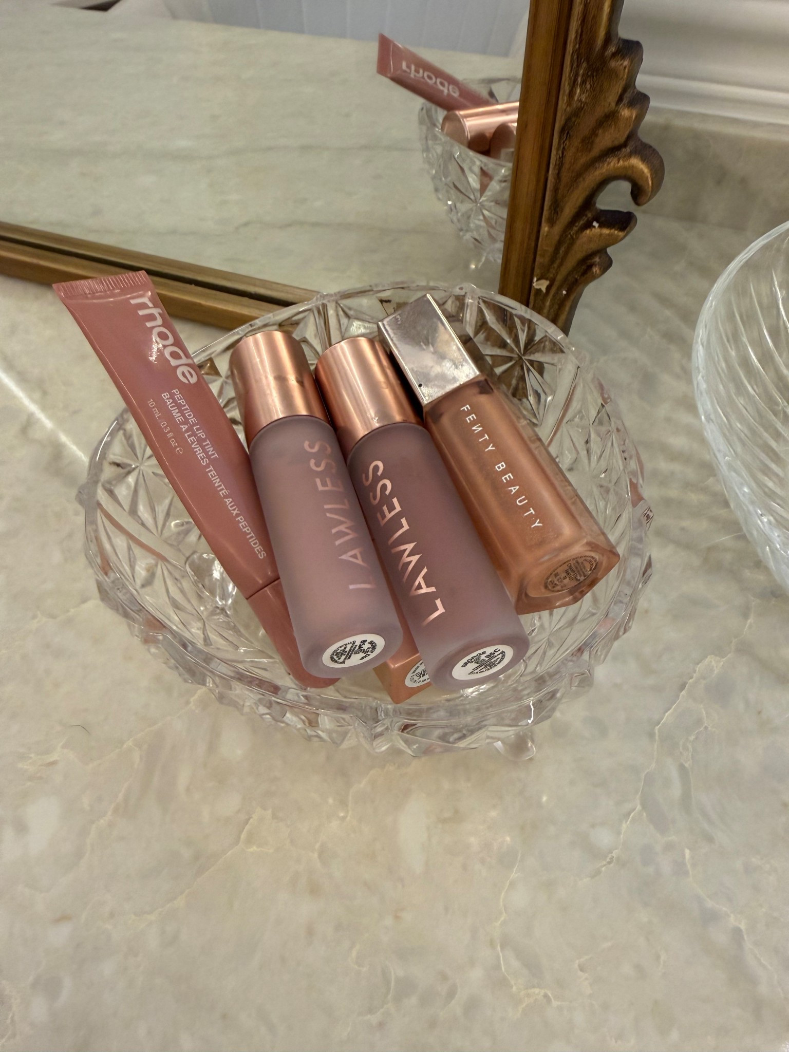 Lip gloss lineup 
I recently tried the lipgloss from Lawless and I’m officially OBSESSED!!!!! 

#LTKOver40 #LTKU