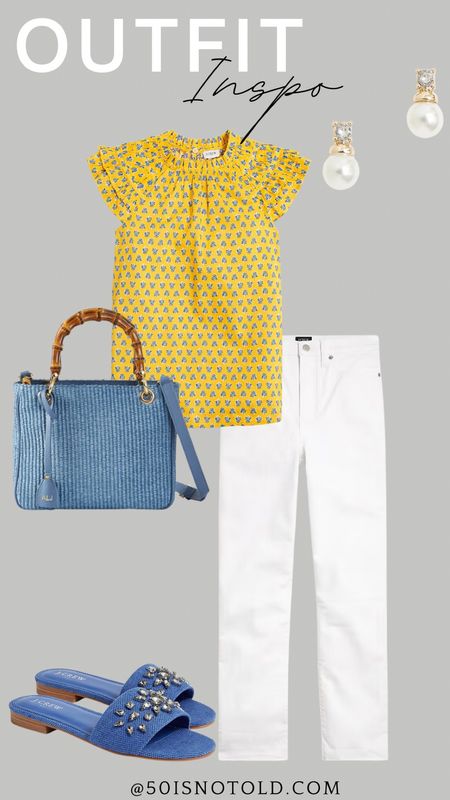 Outfit idea for the office | women over 40 | women over 50 | denim handbags | spring outfit 

#LTKShoeCrush #LTKWorkwear #LTKStyleTip