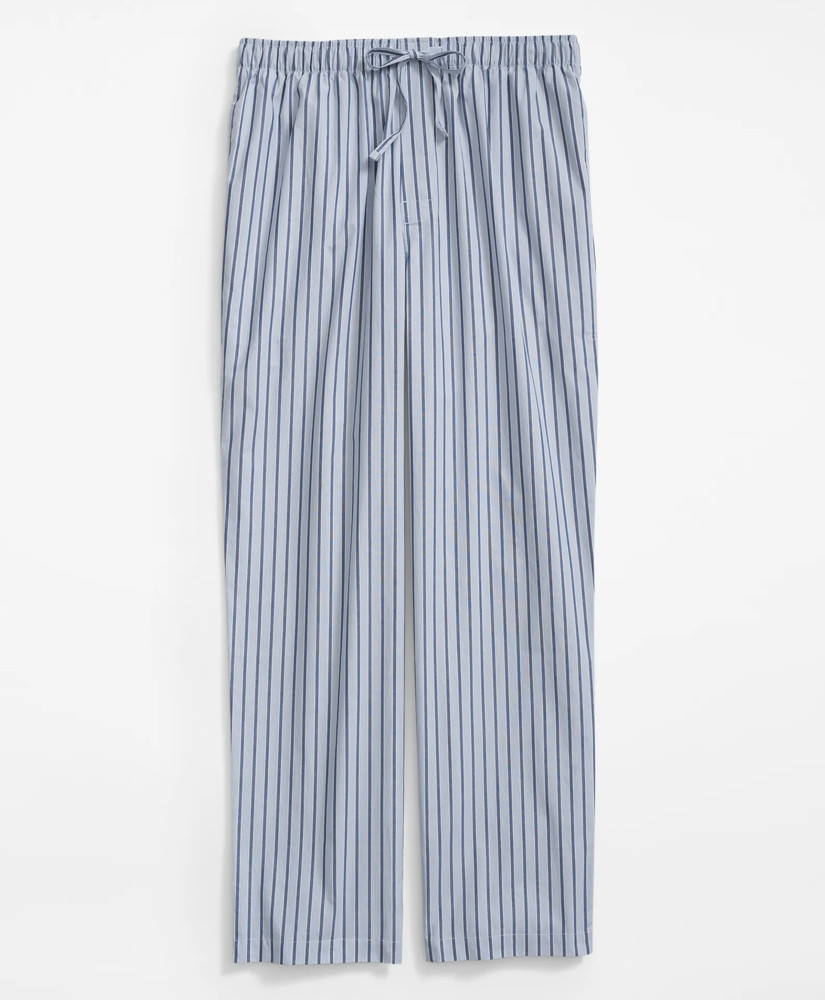 Cotton Broadcloth Striped Lounge Pants | Brooks Brothers