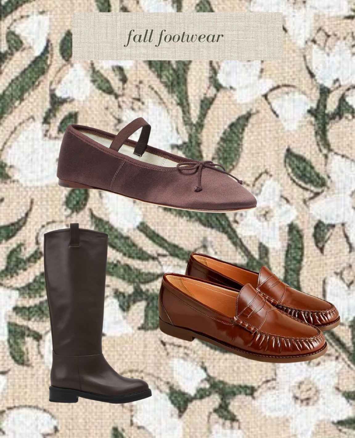 Fall footwear ballet flats loafers boots

#LTKSeasonal #LTKworkwear #LTKFind