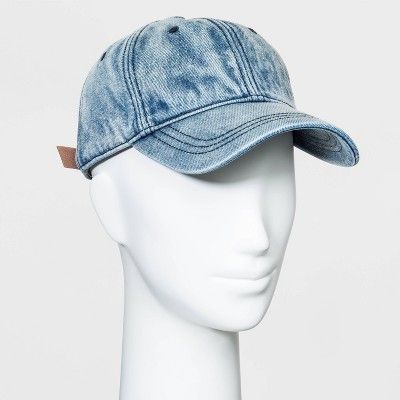 Women's Baseball Denim Hats - Universal Thread™ Blue One Size | Target