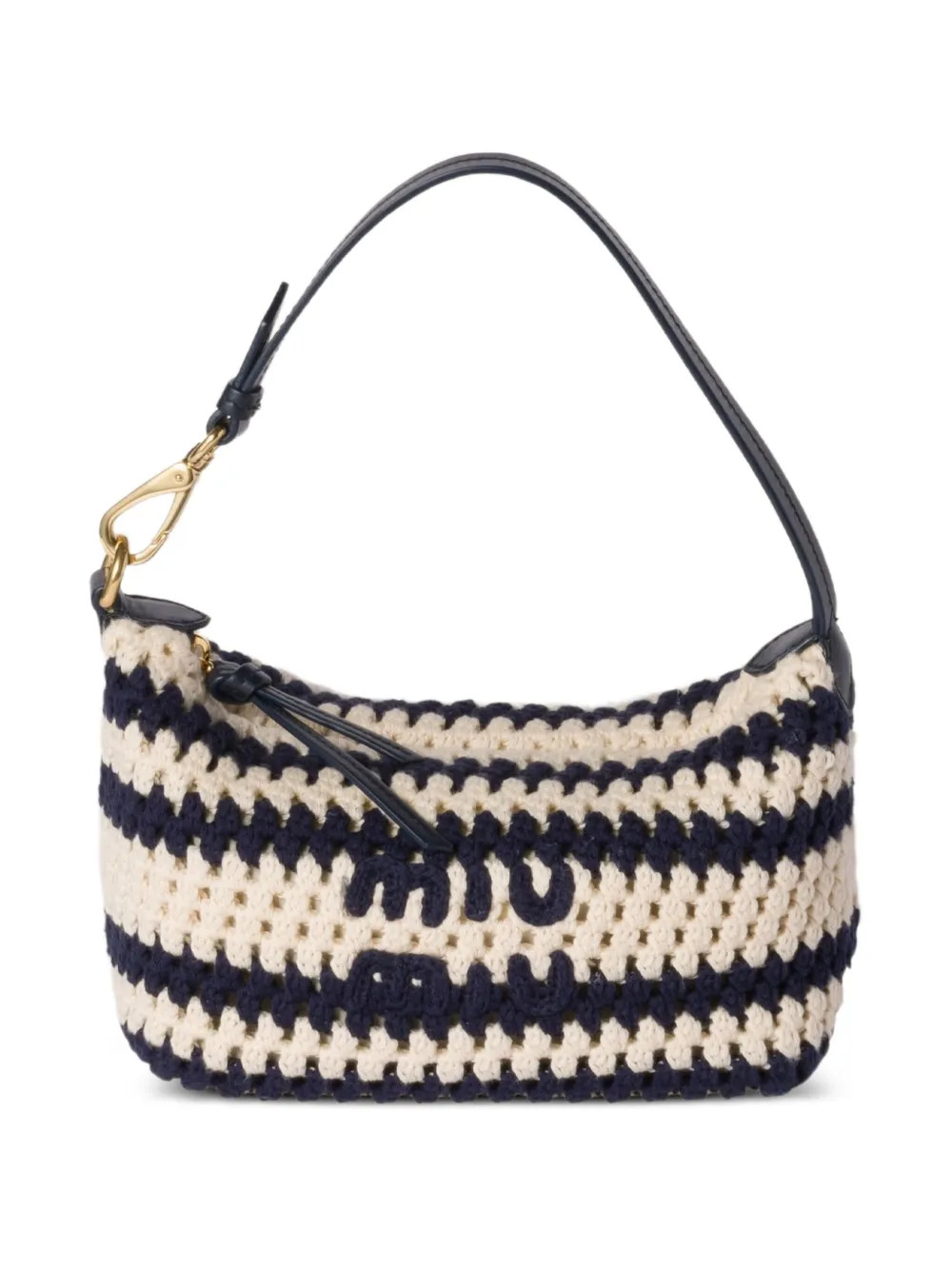 striped crochet shoulder bag | Farfetch Global