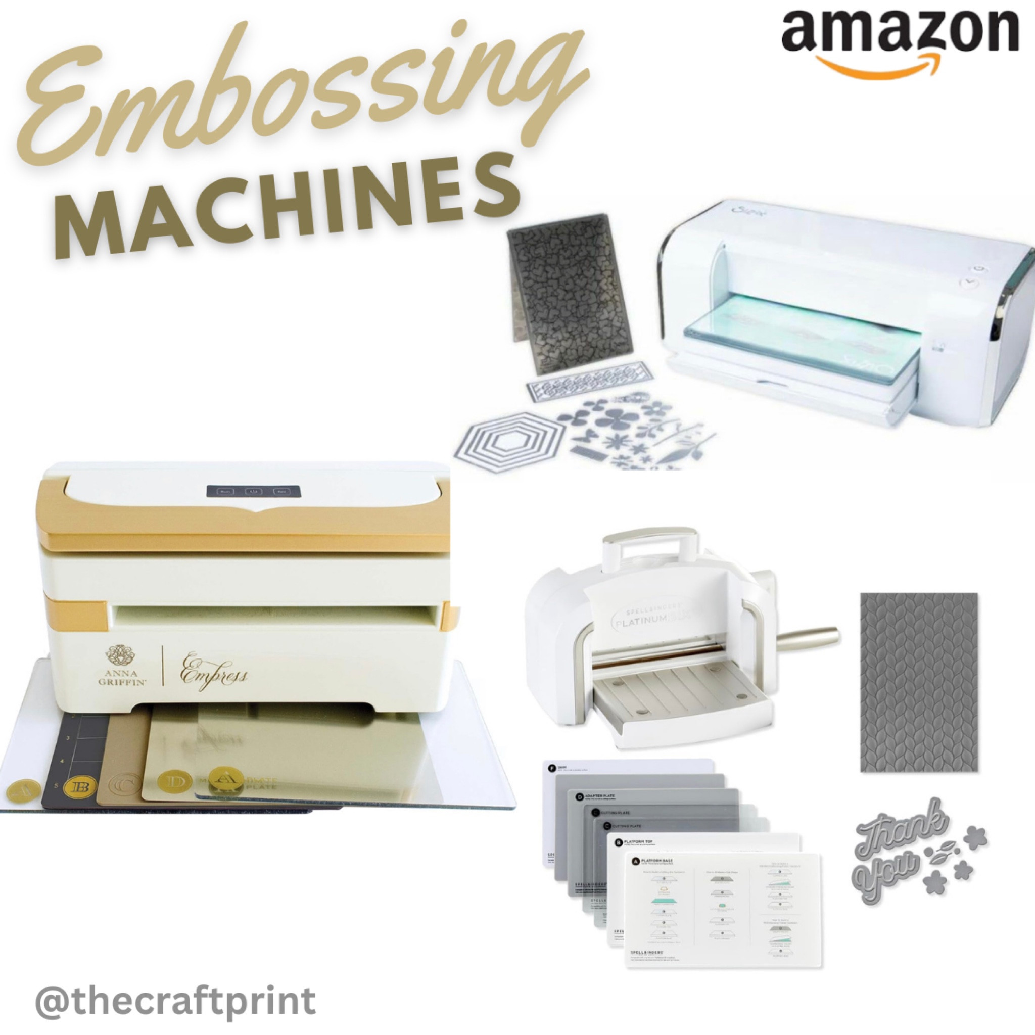 Embossing machines for Crafters 

#LTKGiftGuide
