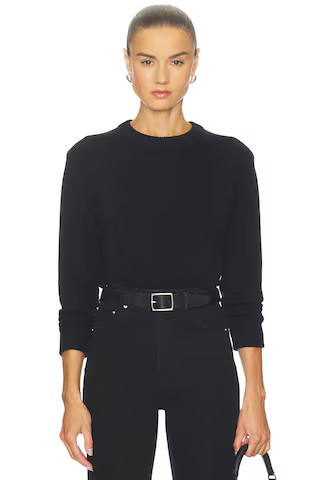 Soft Goat Classic Crewneck in Black from Revolve.com | Revolve Clothing (Global)