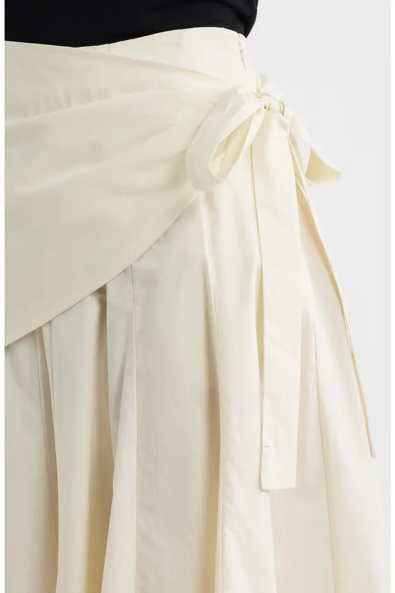 Falda Milos Faux Wrap Cotton Skirt (Women) | Nordstrom | Nordstrom