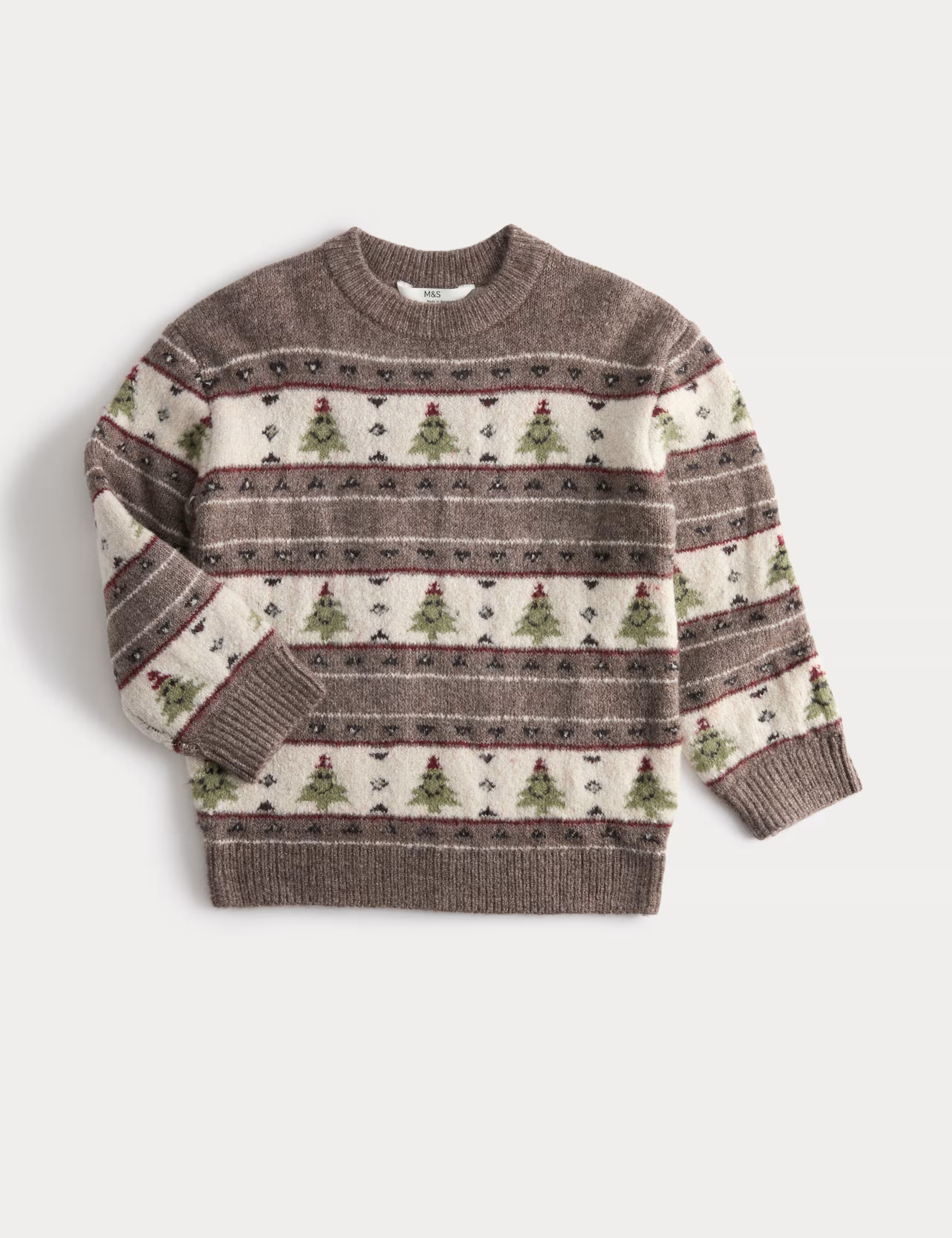Fair Isle Christmas Tree Jumper (2-8 Yrs) | Marks & Spencer (UK)