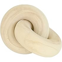 Rool - Living Room Decor Wood Knot, Wood Chain Link Decor, Shelf Decor, Home Decorations for Living  | Amazon (US)