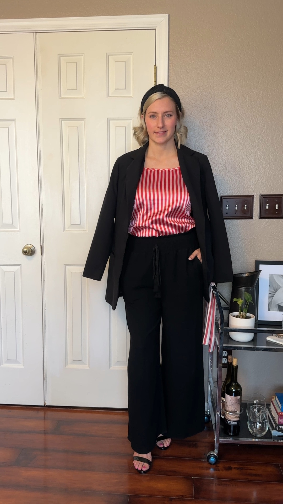 styling linen pants for spring these Amazon high waist pants (with pockets) are perfect whether you choose to stay in, are chasing the kids, or chasing your to-do list. if you're a petite mom like me, the high waist helps to elongate the look of the pants so you can wear sneakers, sandals, or heels while still looking && feeling comfortable.

#LTKVideo #LTKSeasonal #LTKstyletip