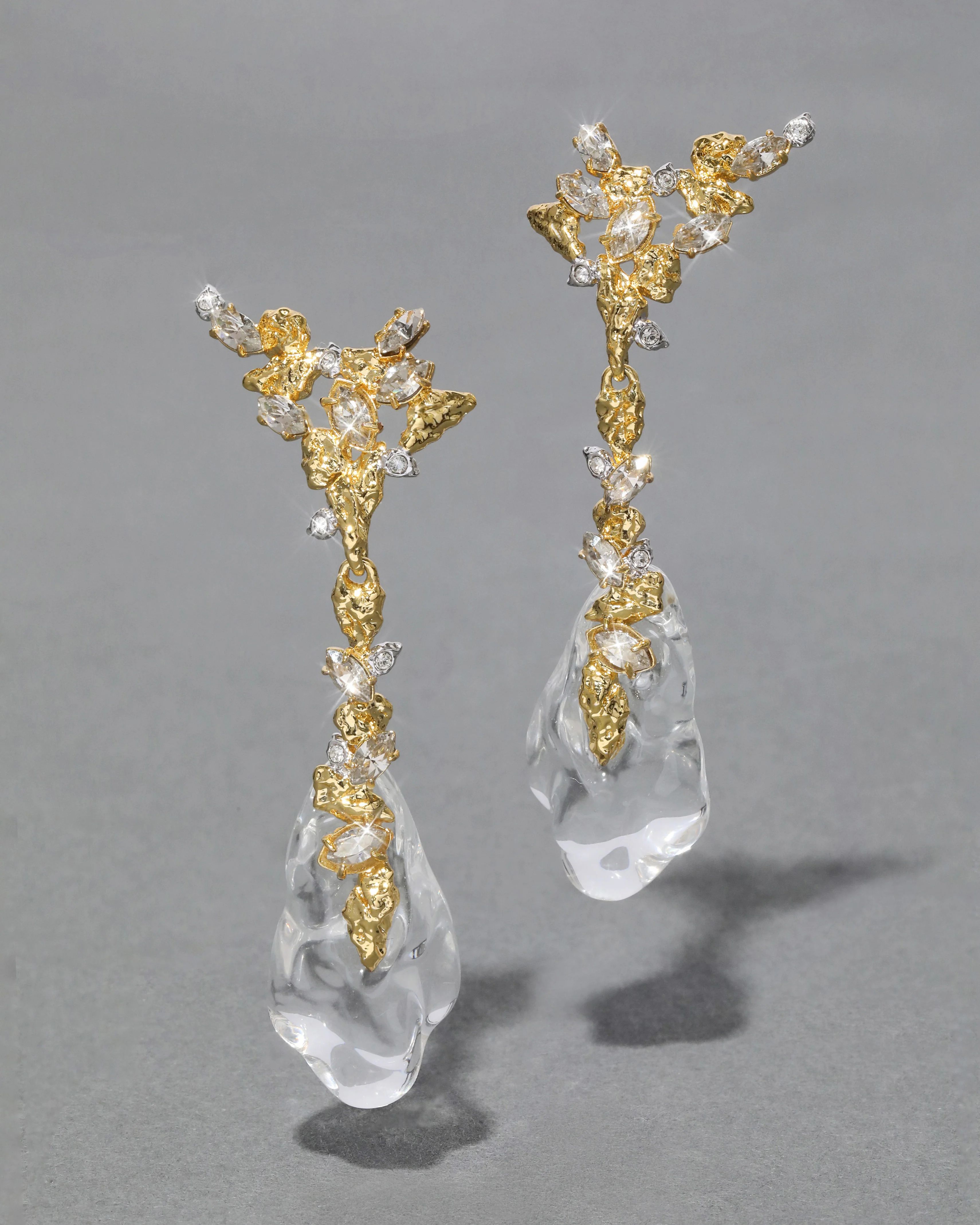 Lucite Post Drop Earring - Dream Rain | ALEXIS BITTAR | Alexis Bittar