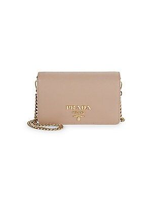 Prada Women's Small Saffiano Leather Crossbody Bag - Cipria | Saks Fifth Avenue