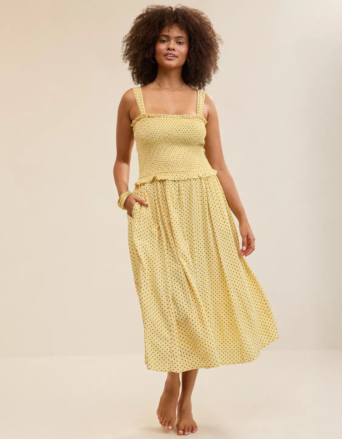 Aerie At The Barre Smocked Dress | Aerie