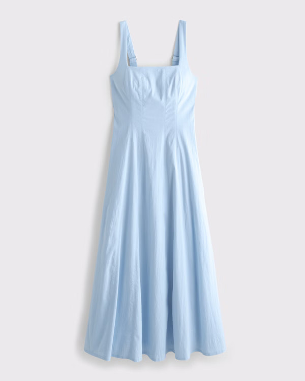 Women's The A&F Mila Midi Dress | Women's Dresses & Jumpsuits | Abercrombie.com | Abercrombie & Fitch (US)