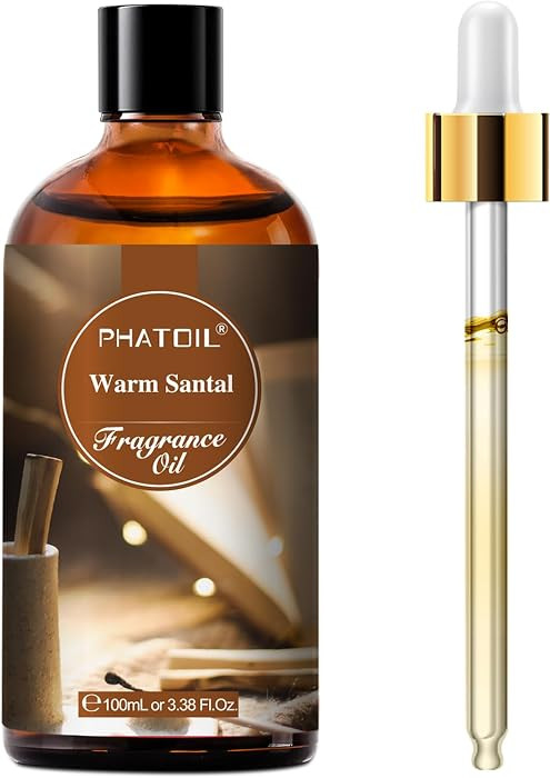 PHATOIL 3.38FL.OZ Warm Santal Fragrance Oils for Aromatherapy, Essential Oils for Diffusers for H... | Amazon (US)