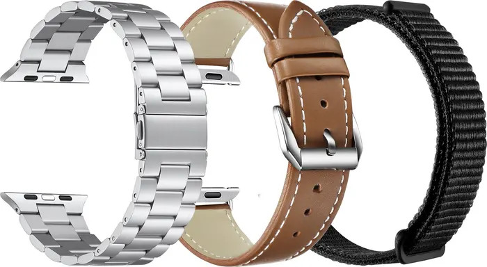 Set of 3 Apple Watch® Watchbands | Nordstrom