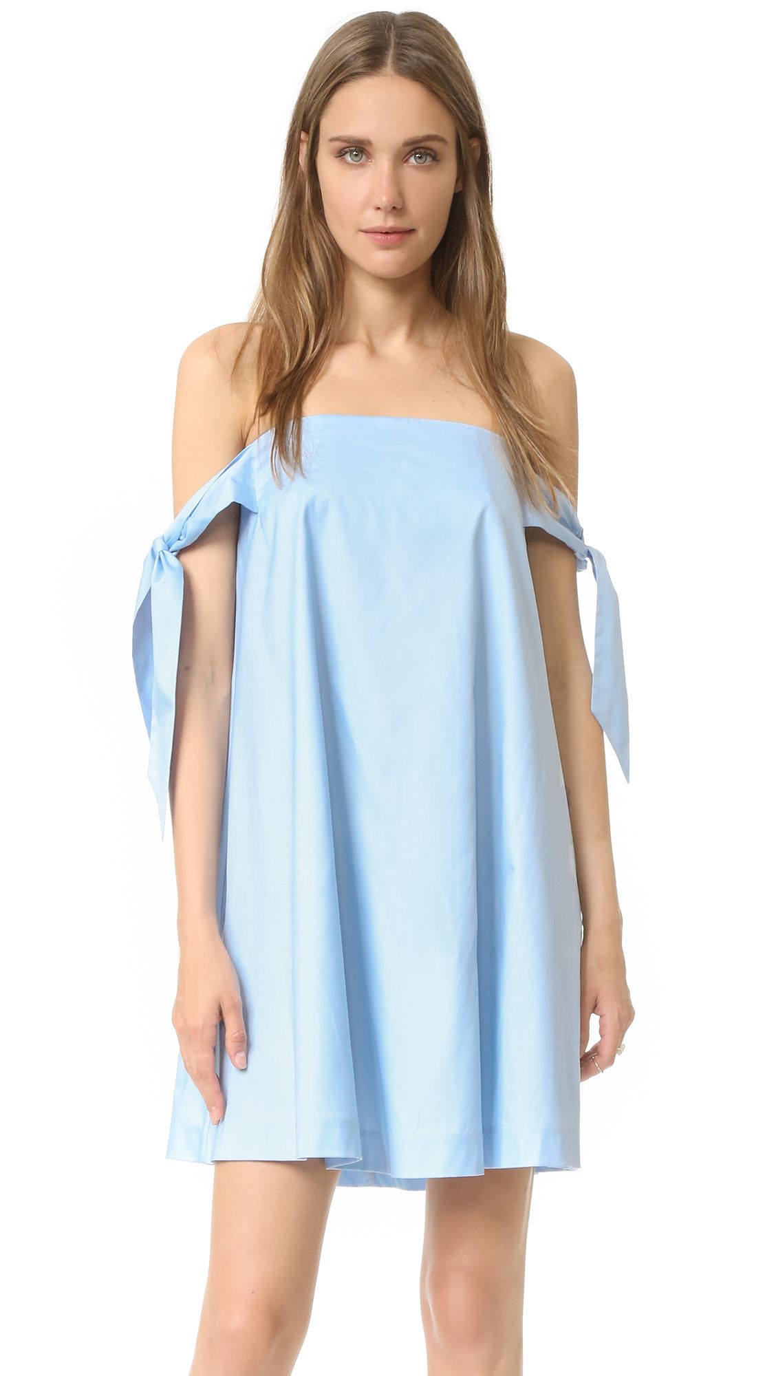 Rebecca Minkoff Mackenzie Off Shoulder Dress - Denim Blue | Shopbop