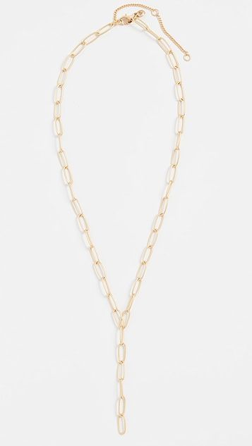Paperclip Lariat Necklace | Shopbop