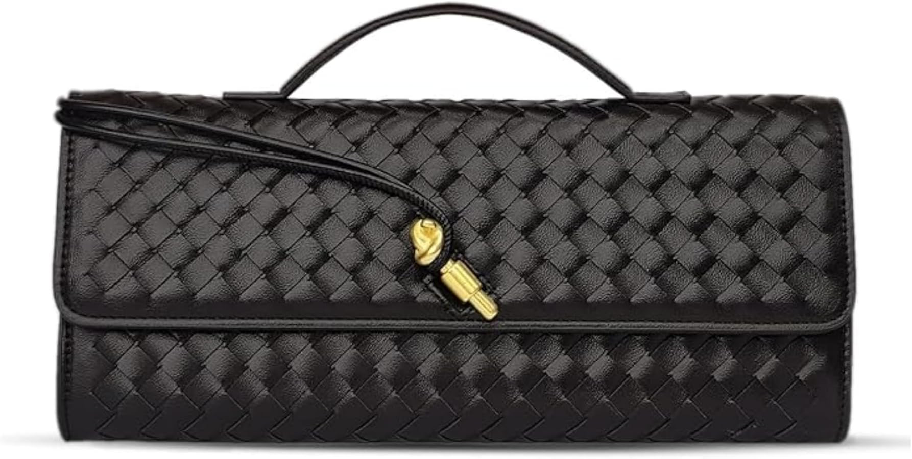 Evening Clutch Purses for Women Formal Handmade Woven Shoulder Handbag Fashion Crossbody Bags for... | Amazon (US)