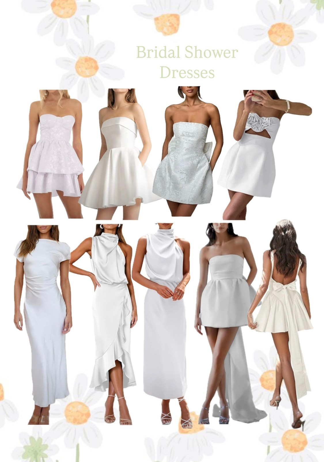 BRIDAL SHOWER 💍 Bridal shower, bridal shower dress, bridal shower dresses, bridal shower inspo, bridal shower inspiration, bridal wardrobe, white dress, white dresses, engagement pictures, formal white dress, formal white dresses, bride, bride to be, 2025 bride, 2025 brides, engagement look, engagement looks, wedding dress, wedding dresses, engagement party, bridesmaid luncheon, bachelorette, rehearsal dinner, reception, after party, 

#LTKFindsUnder100 #LTKWedding