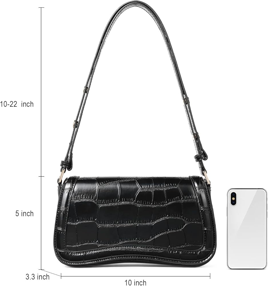 CLUCI Small Shoulder Bags,Crossbody Purses for Women Vegan Leather Handbag Clutch Hobo Purse | Amazon (US)