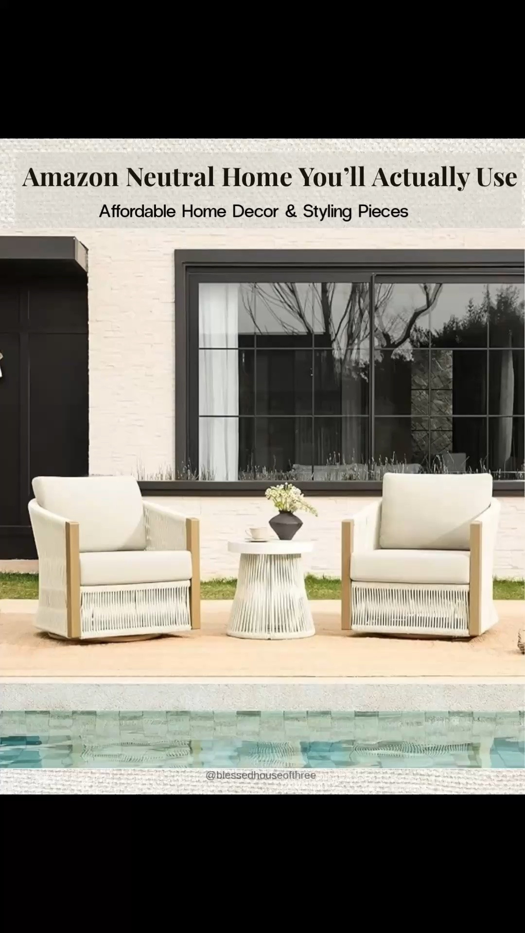 Amazon outdoor finds that look far more expensive than they are. From neutral patio furniture and cozy lighting to outdoor styling pieces that instantly elevate a backyard, these are the Amazon home finds I’d buy again for creating a designer-inspired outdoor space. Perfect for patio season, summer entertaining, outdoor living spaces, poolside seating areas, and neutral home decor lovers. Follow me on LTK for daily home decor, Amazon finds, and styling inspiration.

#LTKHome #LTKSaleAlert #LTKSeasonal