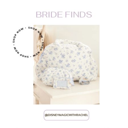 Just found the cutest Bridgeton Bridal bag for me. Something blue and cute  