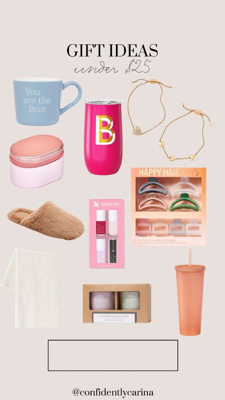 Sharing ideas for gifts for her under $25! These are perfect for the beauty and self care girl in your life🫶🏻

#LTKfindsunder50 #LTKHoliday #LTKGiftGuide