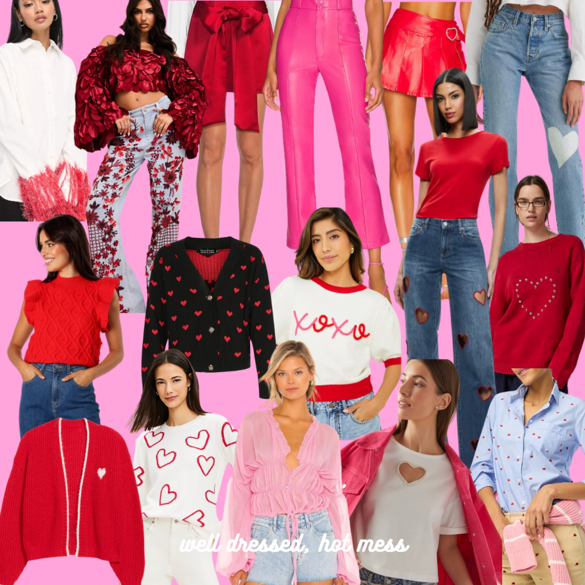 VALENTINES LOOKS: CASUAL 💌

Valentine’s Day, happy valentines, red, pink, hearts, date night, valentines lookbook, February, cold weather, winter time, valentines outfit ideas, valentines outfits, Valentine’s Day outfit ideas, pink outfits, red outfits, inspiration, heart, rhinestones, casual outfits, date night looks, valentines date night outfit ideas, casual night out, galentines, dinner date, winter, outfit inspiration 

#LTKstyletip #LTKSeasonal #LTKfindsunder100