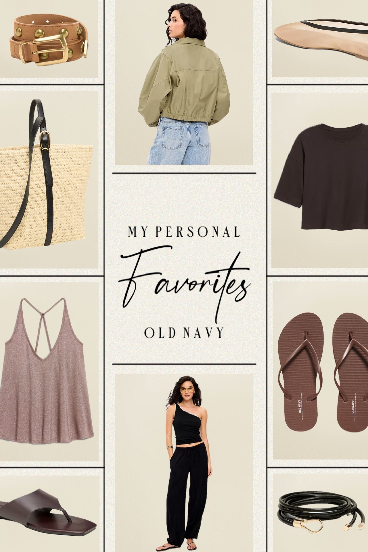 Old Navy 🤎 Select items on sale 

#oldnavy #bag #sandals #tee #dress jacket halter top flats

#LTKootd #LTKgrwm #LTKSaleAlert