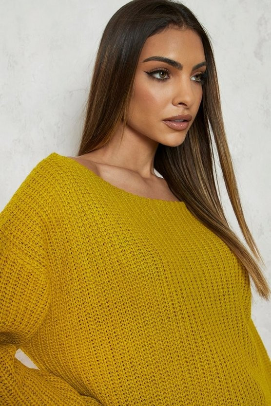 Slash Neck Sweater | Boohoo.com (US & CA)