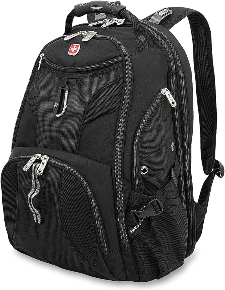 SwissGear 1900 Scansmart TSA 17-Inch Laptop Backpack, Black | Amazon (US)