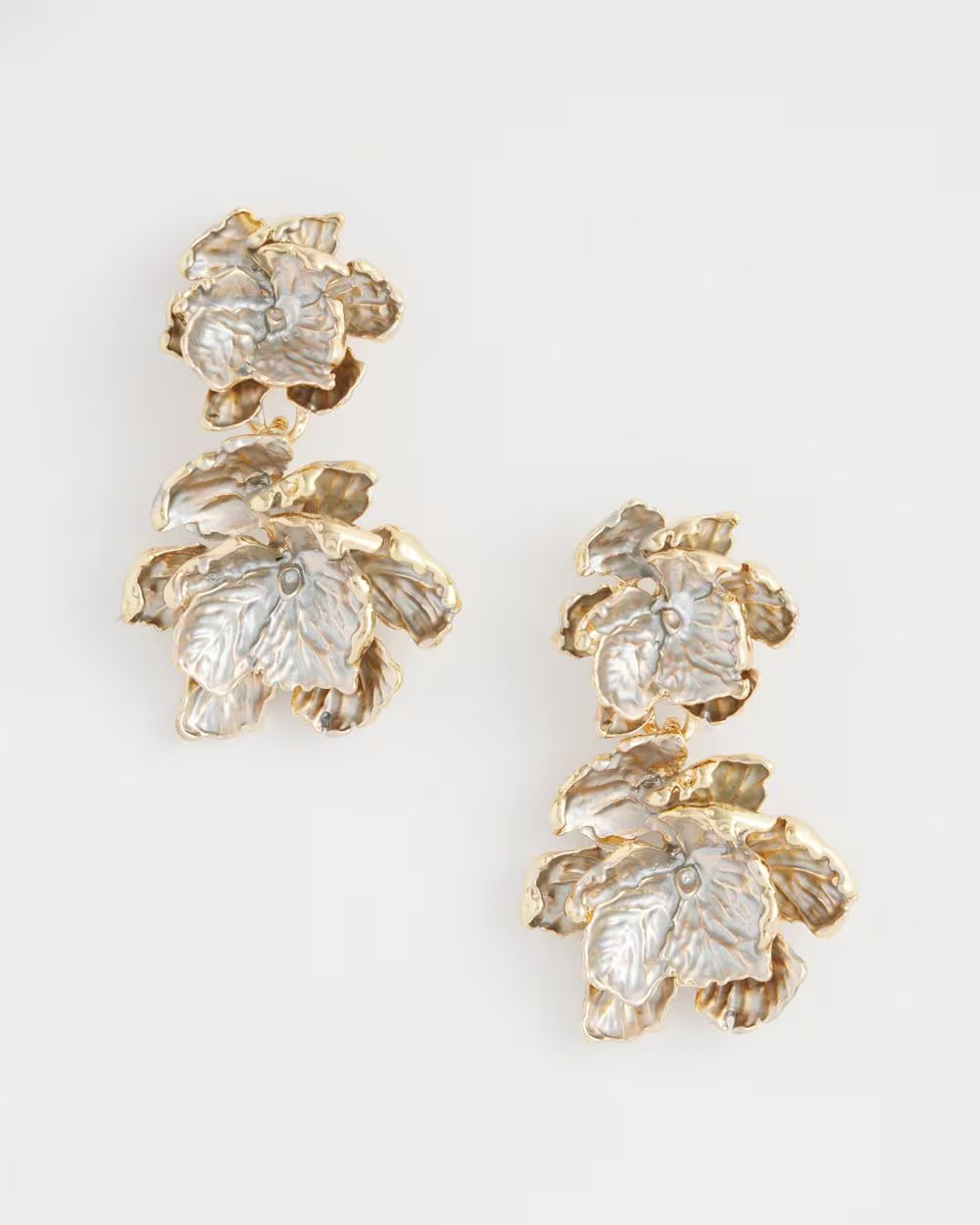 Painted Flower Linear Earrings | Chico's