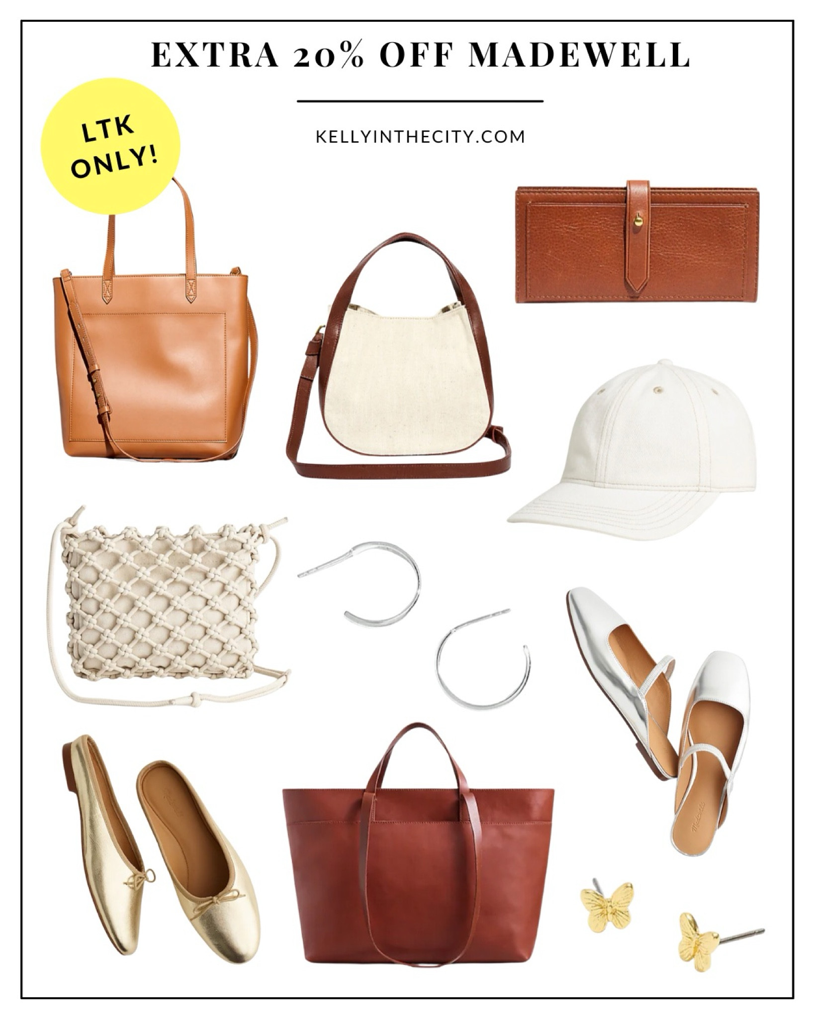 LTKxMadewell sale on sale! Leather tote bags, baseball caps, mules, butterfly jewelry, sterling silver jewelry, and more for double the discount.

#LTKSaleAlert #LTKFindsUnder50 #LTKxMadewell