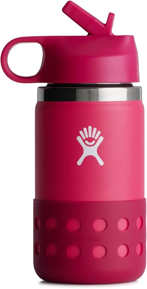 Hydro Flask Kids Wide Mouth Straw LID and Boot Honeydew | Amazon (US)