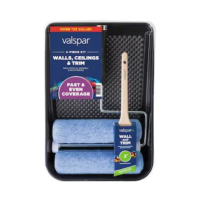 Valspar 6-Piece Knit Paint Roller Kit | Lowe's