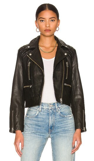 Sulby Biker Jacket in Black | Revolve Clothing (Global)