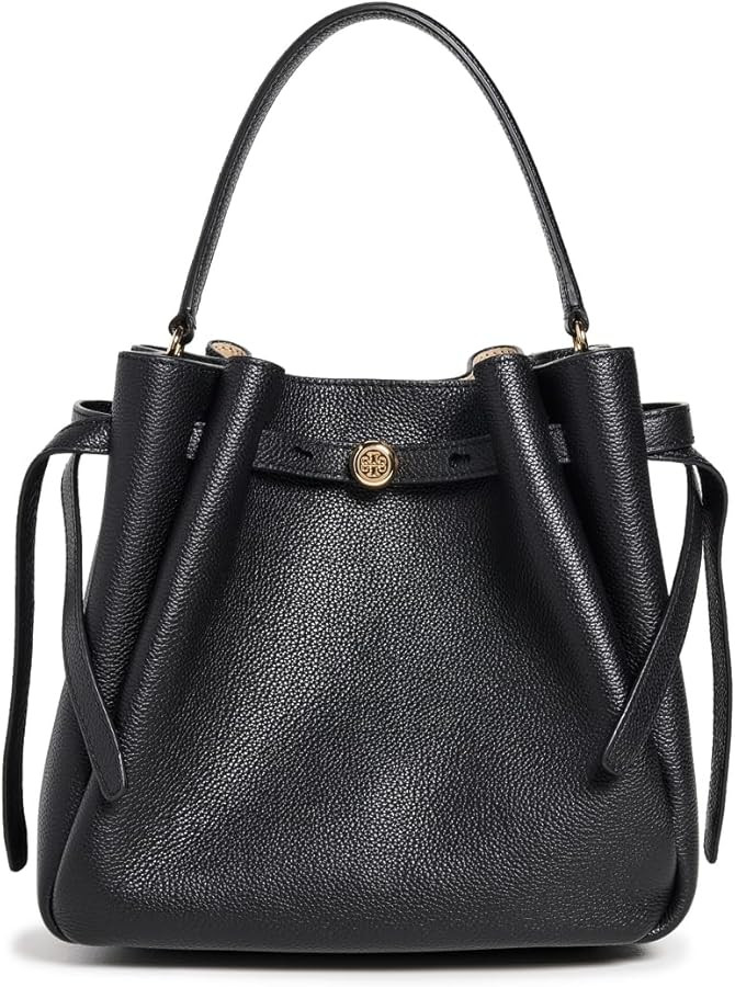 Tory Burch Women's Romy Pebbled Small Bucket Bag | Amazon (US)