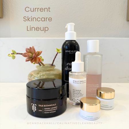 Current Skincare Lineup:
Cleanse: Ginger Tumeric Cleansing Balm (smells AH-MAZING!!) followed by Easy Does It gentle foaming cleanser. Toner + Serum: Alpyn Borage Pore Perfecting Liquid (2% BHA) and Firming Serum (can’t live without this!). Eye Cream and Moisturizer in Ogee, Loving the Indigo Dream Face Cream. Perhaps you’ll find a gift for Mom among these lovely products 💝

#LTKfamily #LTKbeauty #LTKGiftGuide