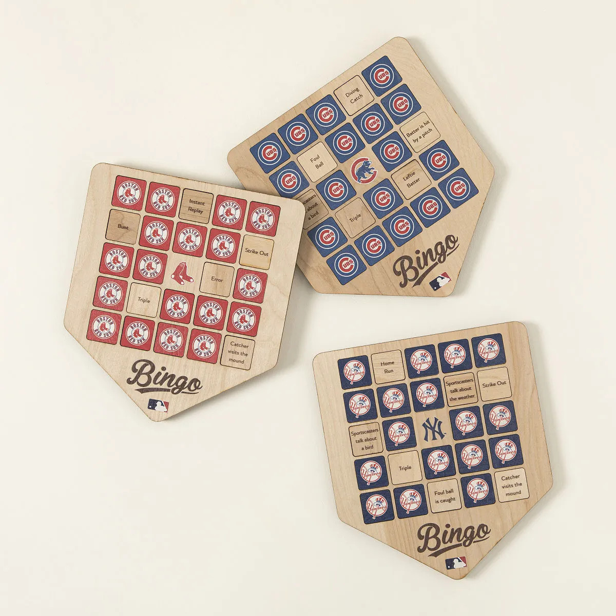 MLB Game Day Bingo - Set of 2 | Baseball Bingo | 4.7-Star Rated | UncommonGoods