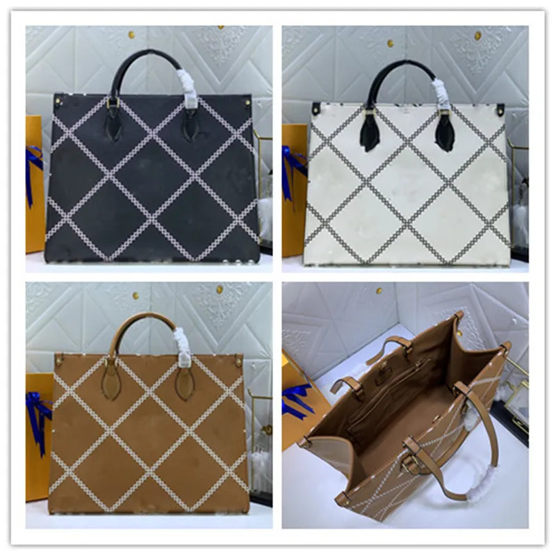 Designer Luxury On the go GM Giant Onthego Totes M46015 M46016 MM Empreinte Giant Shoulder Tote B... | DHGate