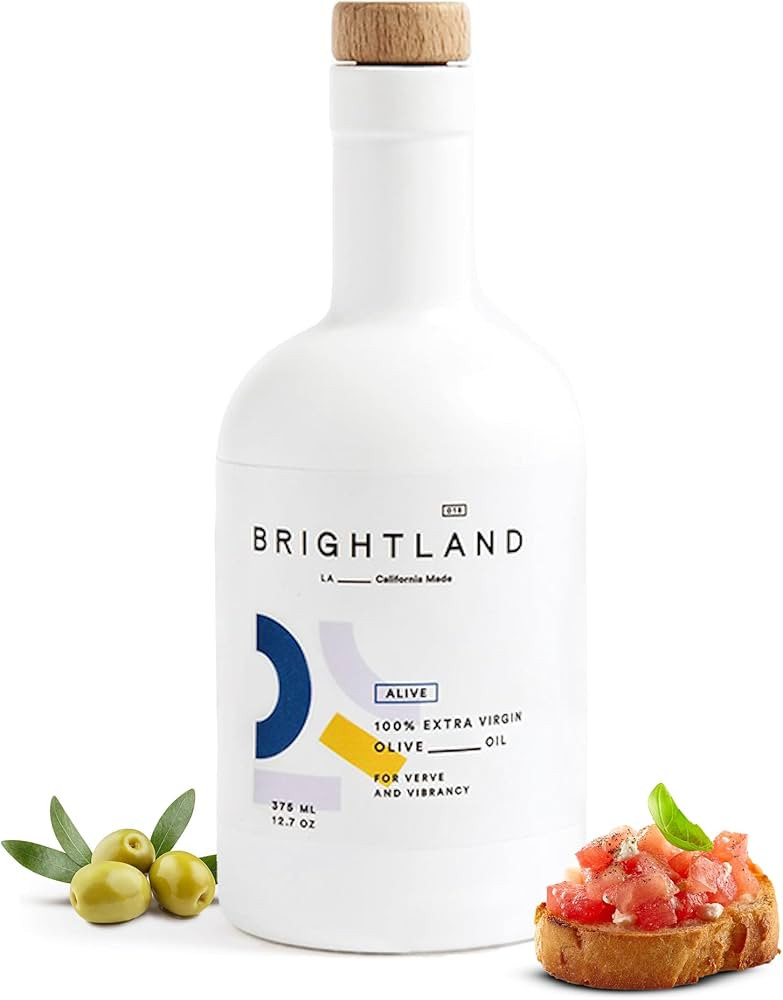 Brightland Extra Virgin Olive Oil, Alive - High Polyphenol Cold-Pressed Oil Ideal for Salads, Hum... | Amazon (US)