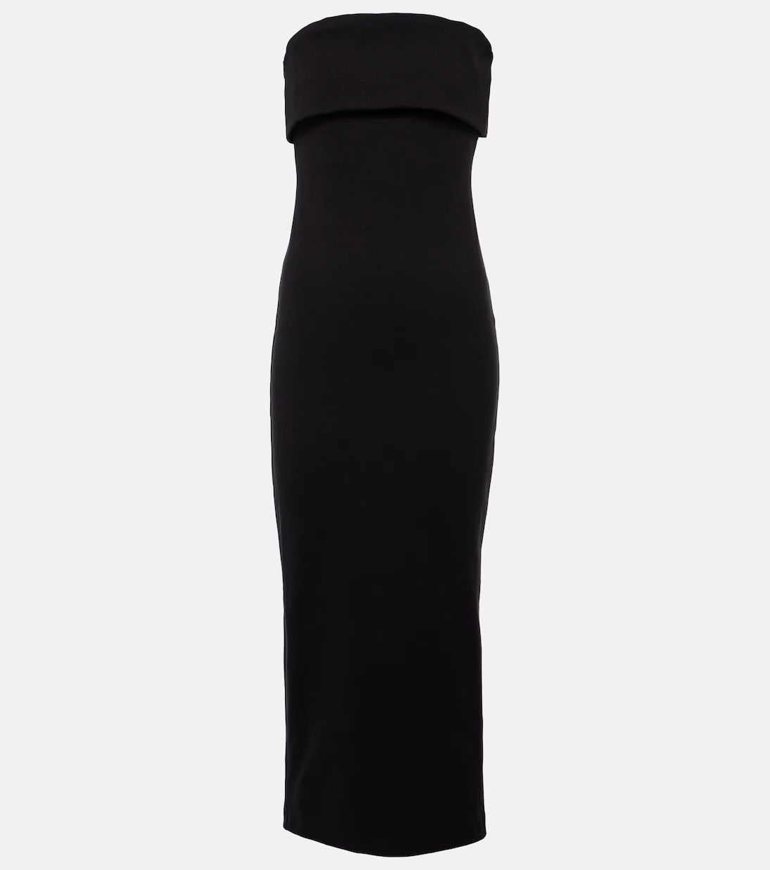 Lap back-slit cotton-blend midi dress | Mytheresa (UK)