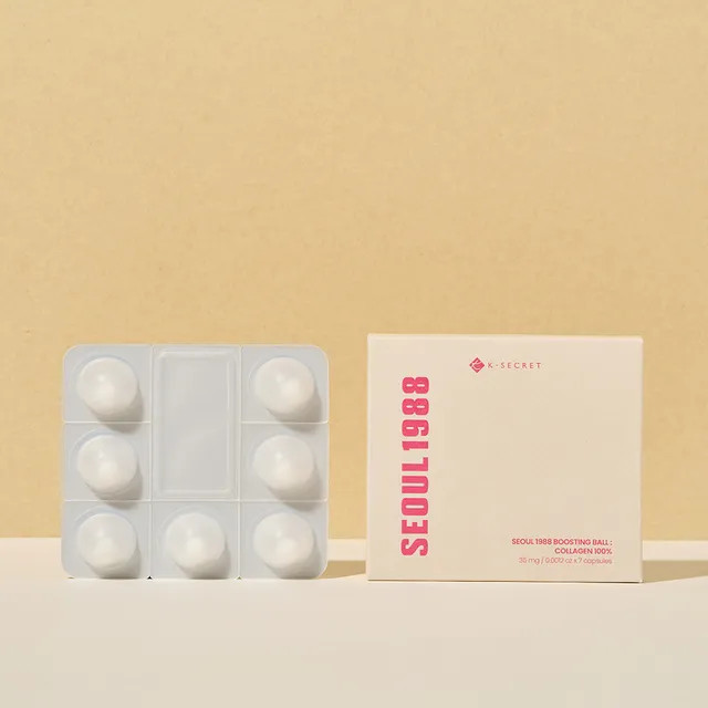 KSECRET - SEOUL 1988 Boosting Ball : Collagen 100% - Collagene Essiccato Congelato | YesStyle | YesStyle.com
