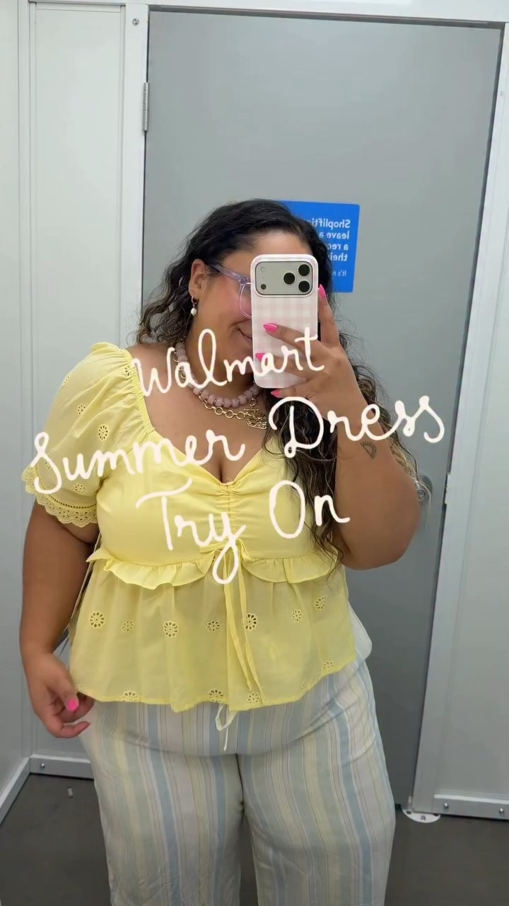 Walmart Summer Dress Try on 👏🏽🤭 

Comment “DRESS” and I will dm you the details 

Which one is your favorite? I need to size down in the first one but it’s my fav!! 😍 
#walmartfinds #walmartdeals #walmartfashion #walmartstyle #walmartfashionfinds