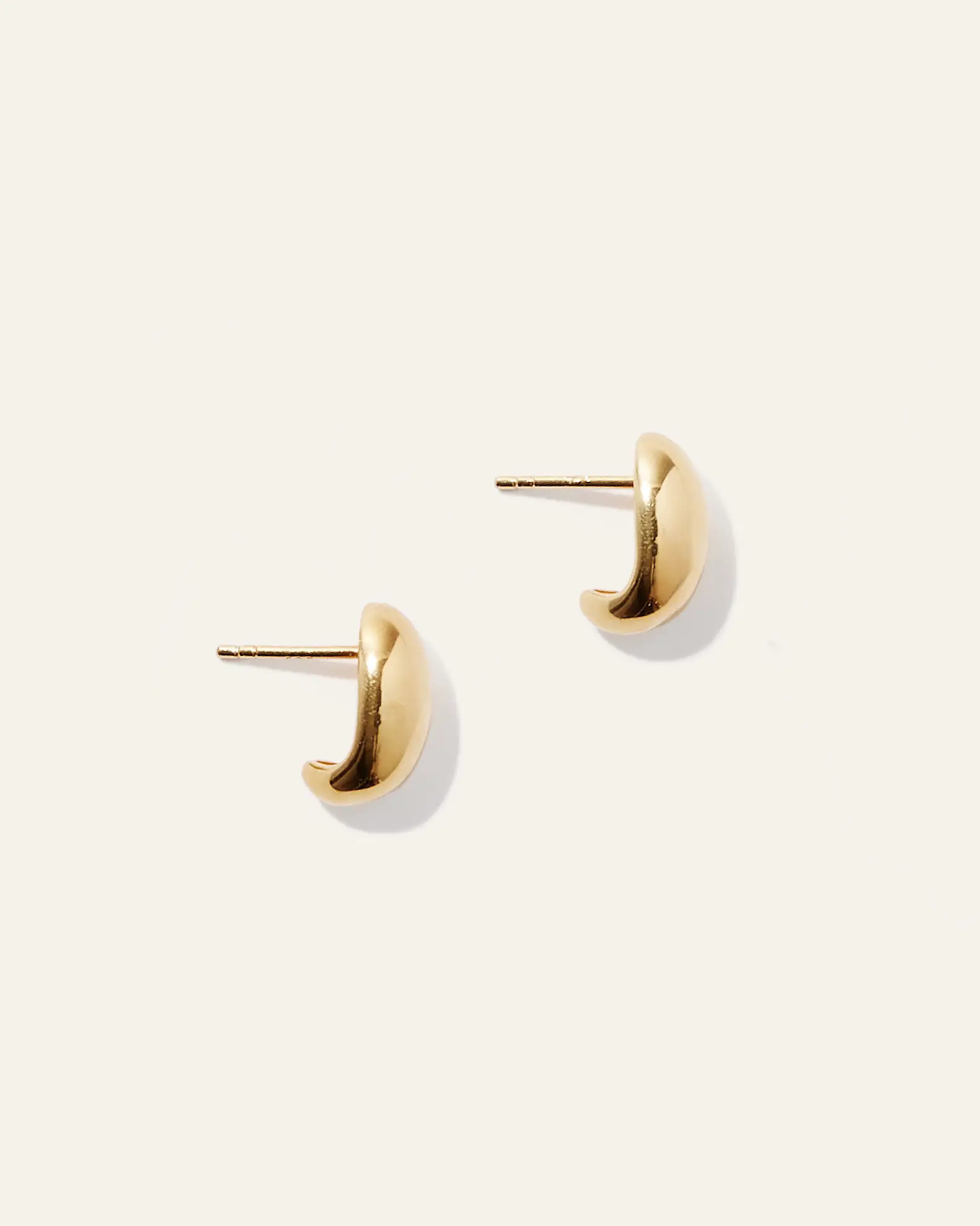 Globe Huggie Hoops in Gold Vermeil | Quince