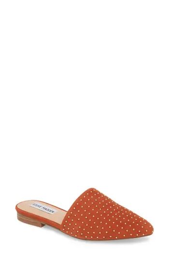 Women's Steve Madden Trace Studded Mule, Size 5 M - Brown | Nordstrom