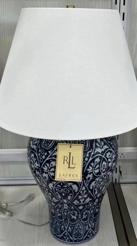 Ralph Lauren Large Porcelain Floral Vines Accent Lamp New | eBay | eBay US